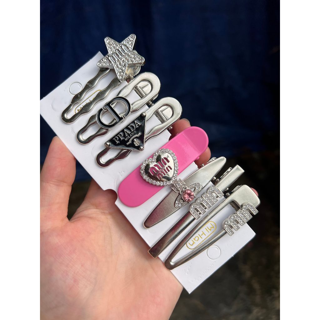 Set 7 kẹp tóc miu đá cực blackpink cực hót