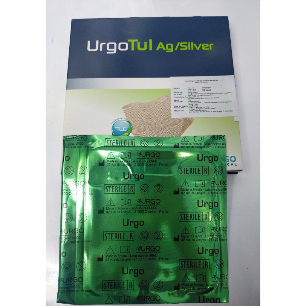 Gạc băng vết thương URGOTUL AG/SILVER
