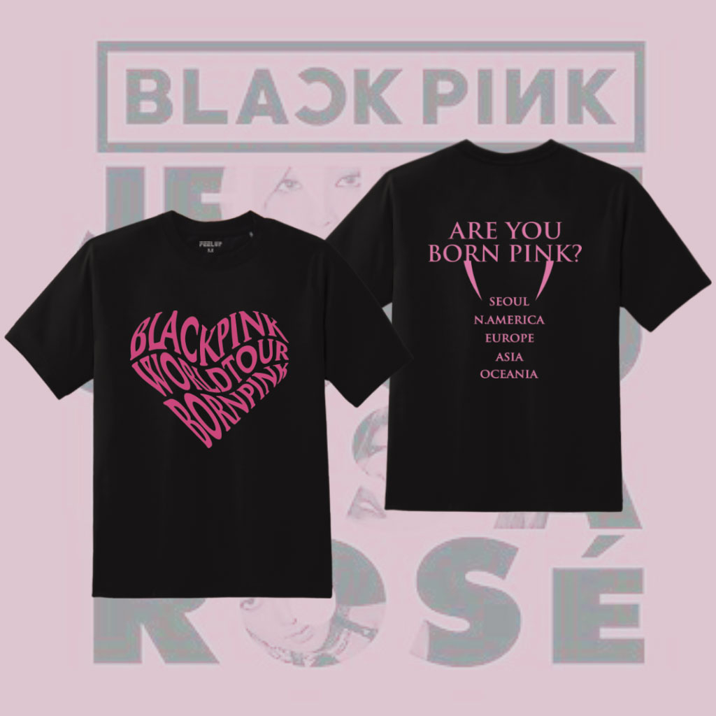 Áo thun FEELUP Unisex Blackpink 100% Cotton FT14
