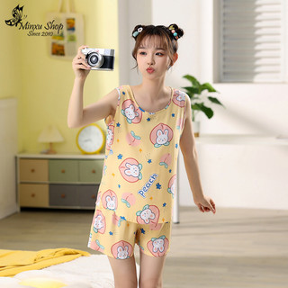 Bộ mặc nhà sát nách size đại 3XL (60kg-72kg)