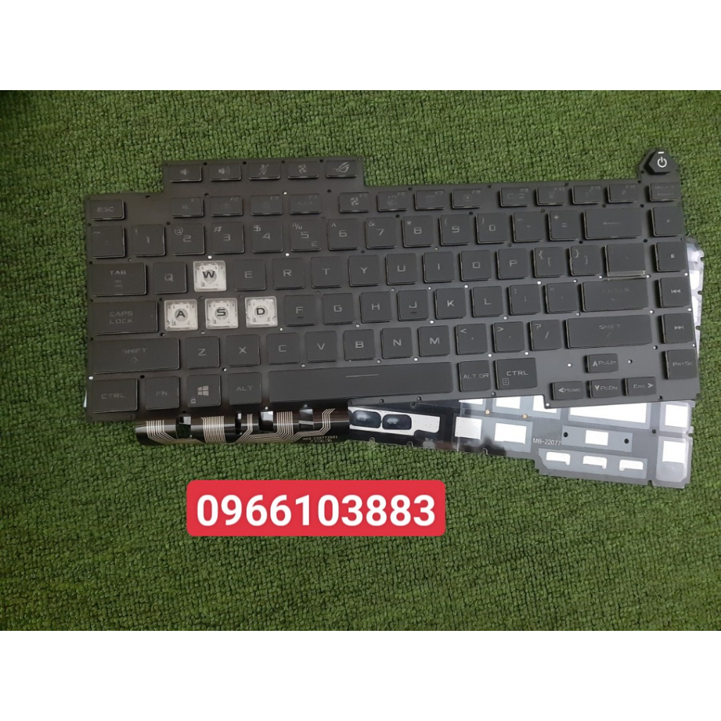 Bàn Phím Dành Cho Laptop ASUS ROG Strix G15 G513 G513Q G513QY G513QM G533 G513IH G513IC G513QC G513QE Zin New Có Đèn