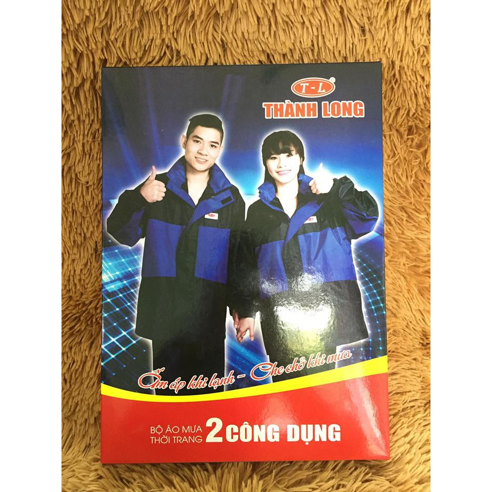 Áo mưa bộ chống thấm 2 lớp cao cấp