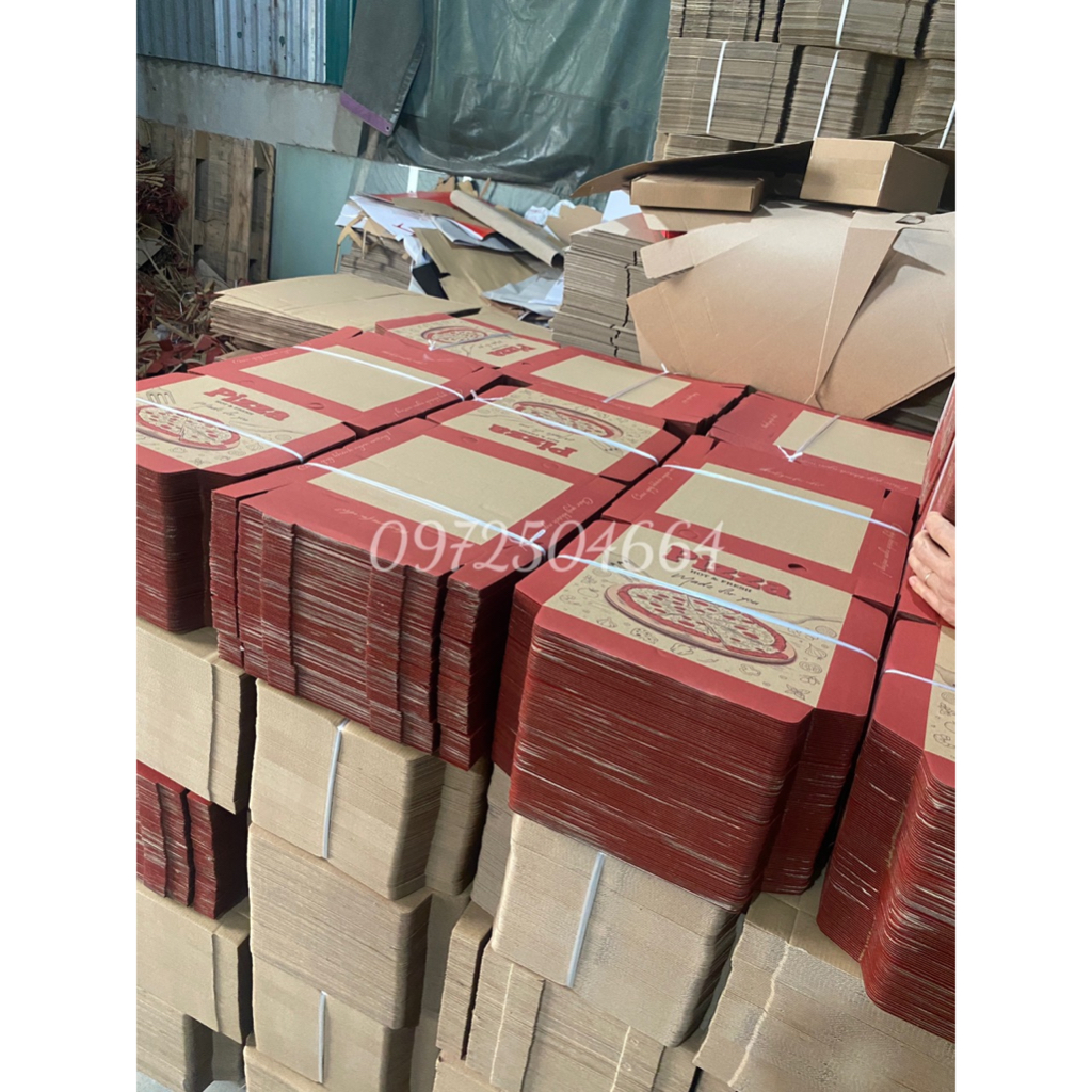50 hộp pizza in sẵn size 20.20.4. Rẻ vô địch