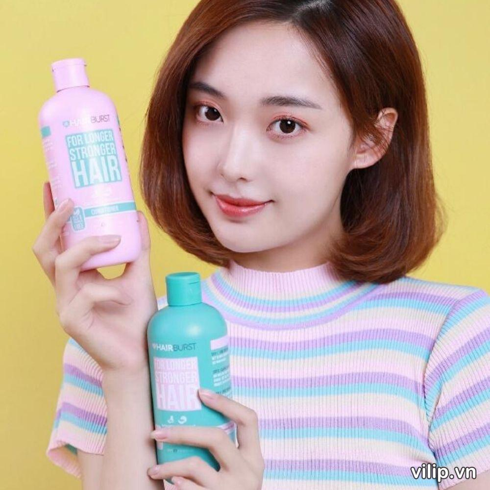 Set Hairburst Gội Xả For Longer Stronger Hair Kích Thích Mọc Tóc