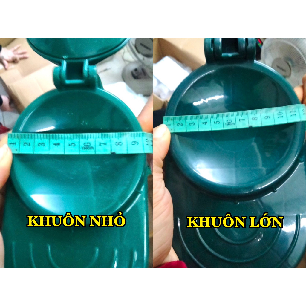 Dụng cụ ép bột, khuôn làm vỏ bánh xếp, bánh bao, há cảo, hoành thánh siêu nhanh