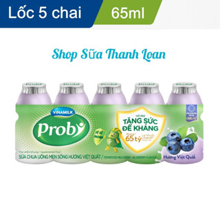  {GIAO HỎA TỐC} LỐC 5 CHAI SỮA CHUA UỐNG PROBI VIỆT QUẤT 65ML 