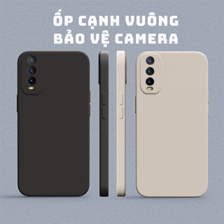 Ốp Lưng Điện Thoại cạnh vuông cho VIVO Y12S/ Y20S/ Y20 |ỐP TPU MEKCASE BẢO VỆ CAM