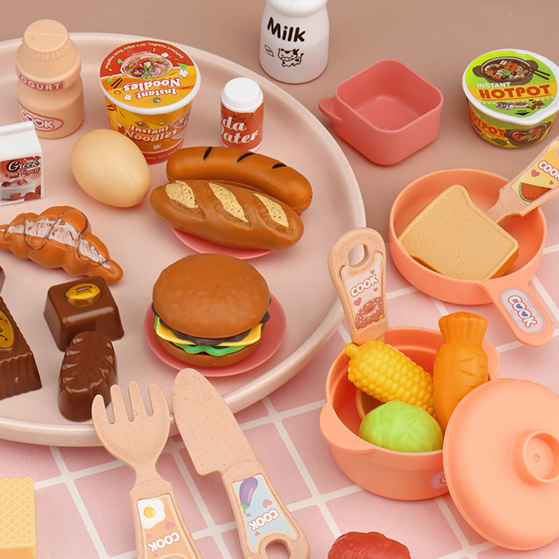 Đồ Chơi Trẻ Em - Bộ Đồ Chơi Nấu Ăn Nhà Bếp Cho Bé - Hàng Cao Cấp Gồm 33 Món