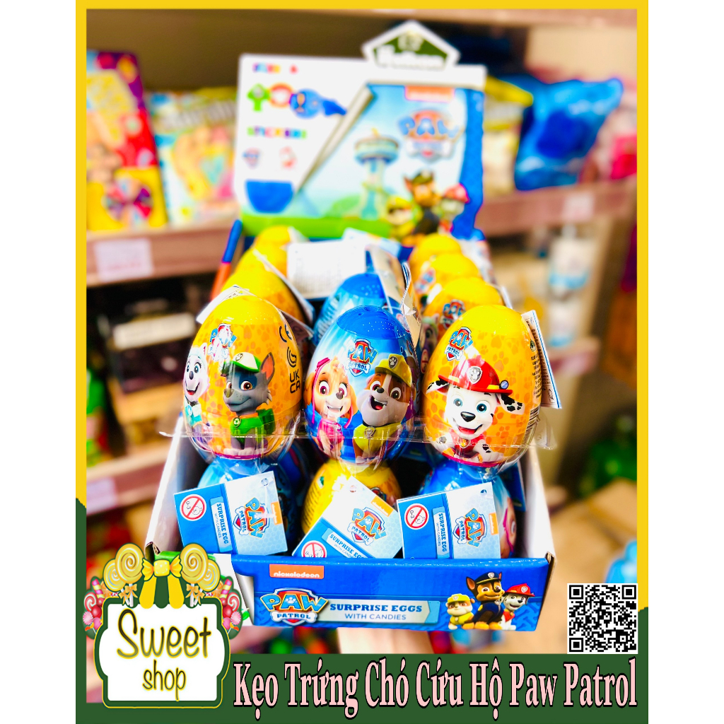 Kẹo Trứng Cho Cứu Hộ Paw Patro
