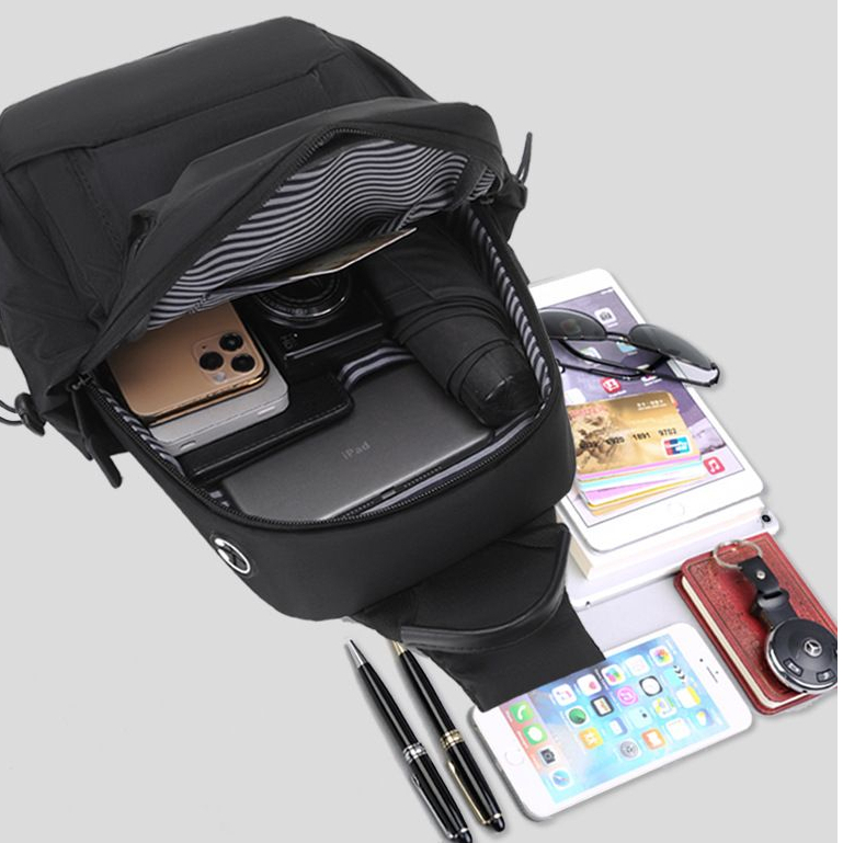 Túi đeo chéo nam nữ vải oxford chống thấm, chống xước cao cấp HV46