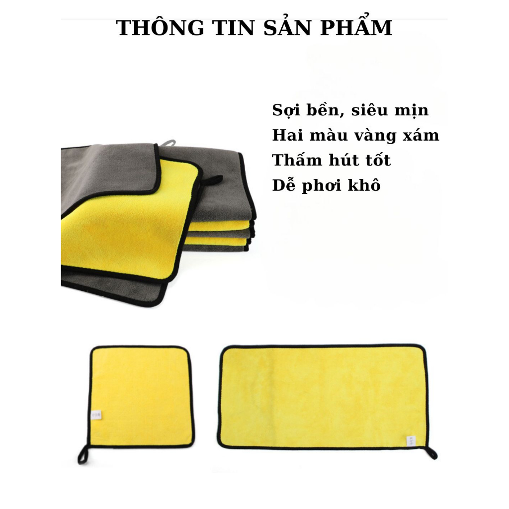 Khăn lau siêu thấm khổ lớn 30x60 cm