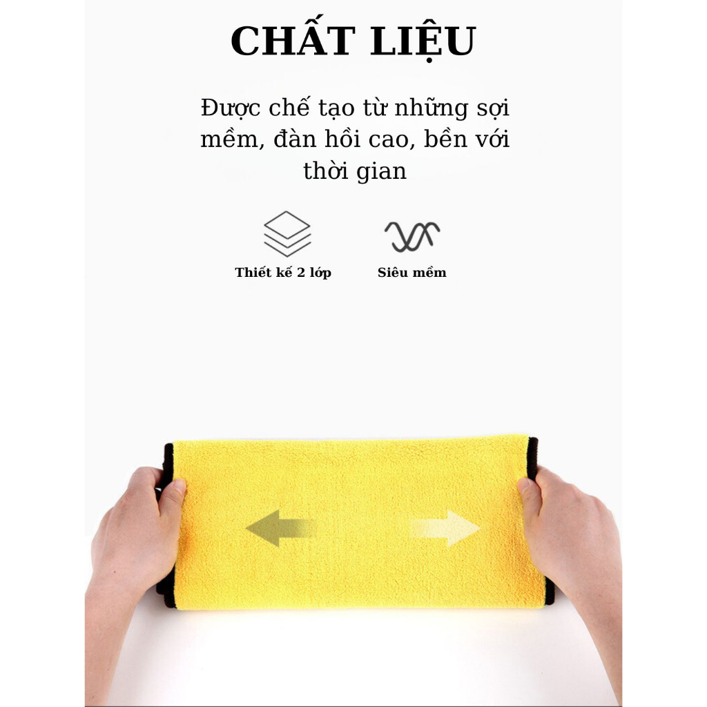 Khăn lau siêu thấm khổ lớn 30x60 cm