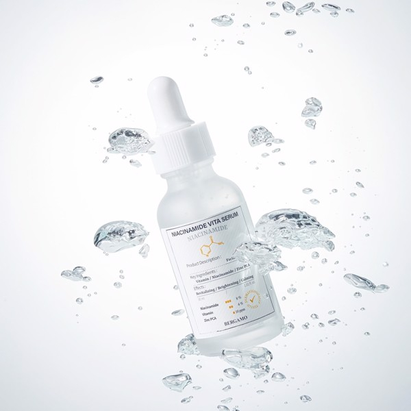 Tinh Chất Giảm Mụn Ngừa Thâm Bergamo Premium Niacinamide Vita Serum 30ml Hàn Quốc shop Hong1008