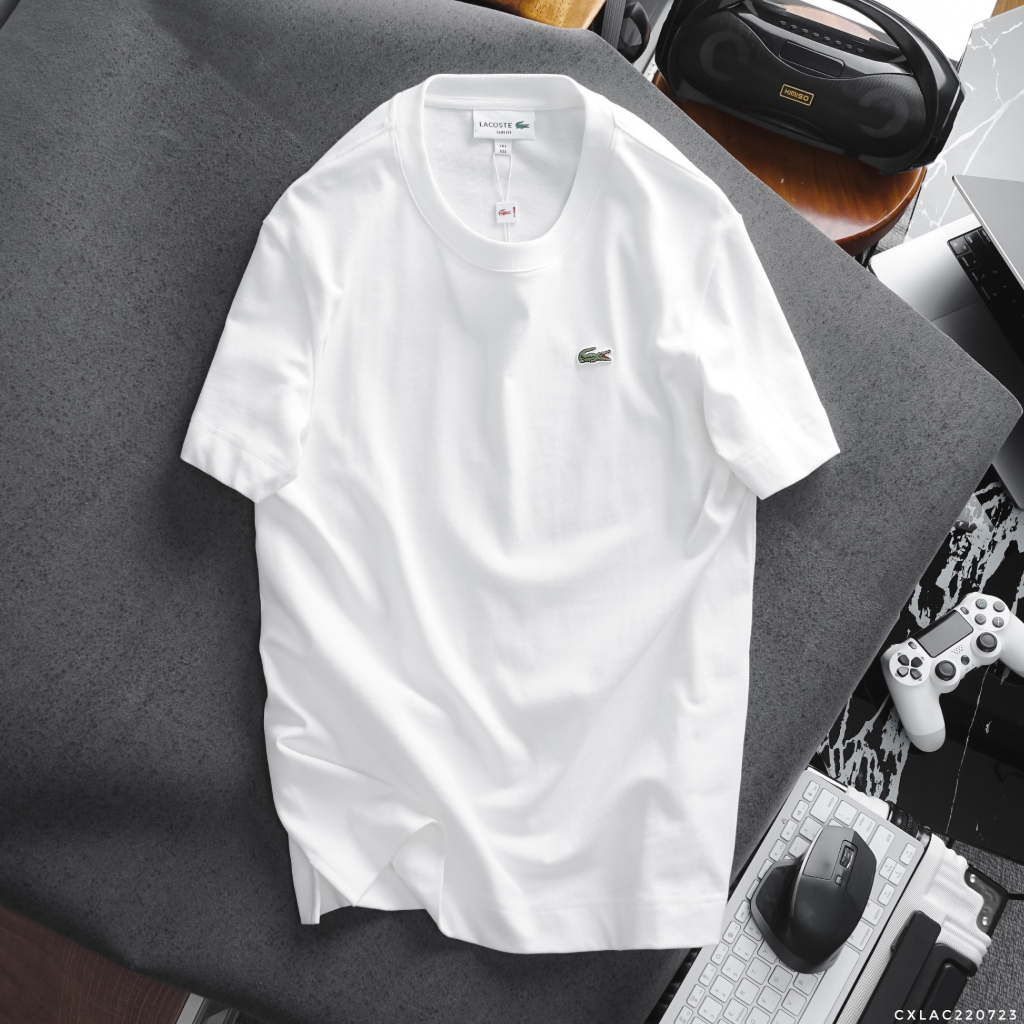 Áo Thun Nam Lcst Ngắn Tay Bo cổ AT51, Form Over-Fit, vải cotton mướt xịn, Hàng VNXK