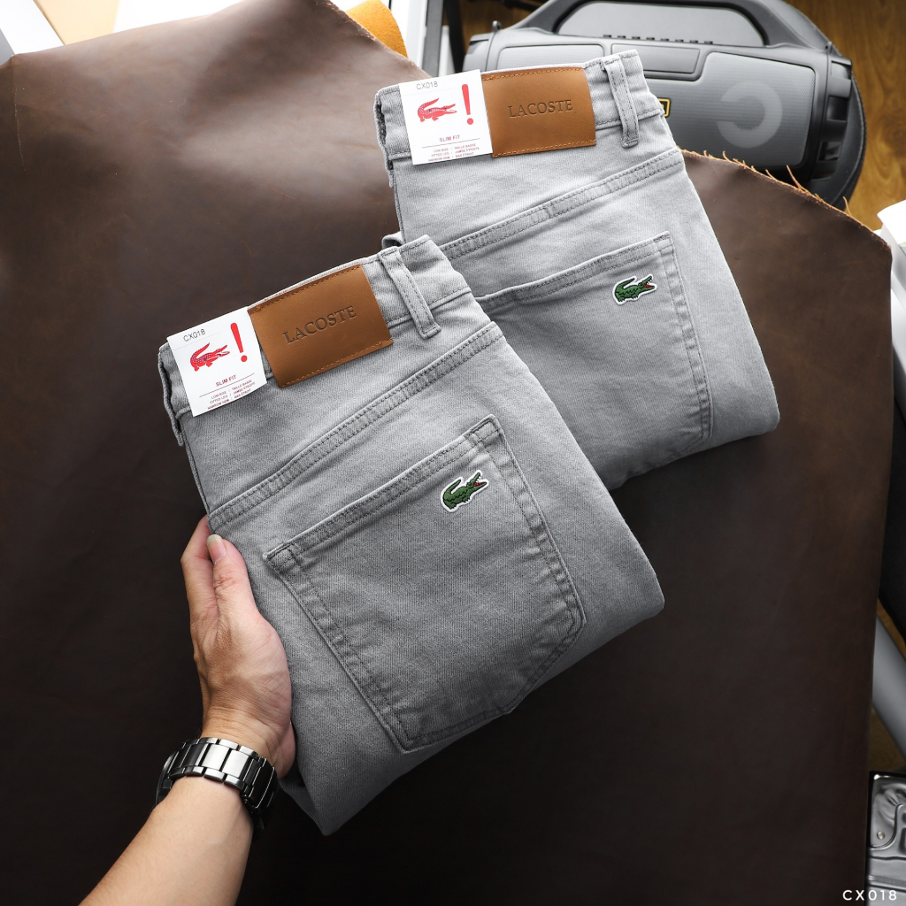Quần Jean Dài Nam Lcst Bạc, Form Slim-fit, chất vải co giãn nhẹ, ống 15-18cm, Hàng VNXK - CX018