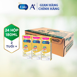 Bộ 2 Thùng 24 hộp Sữa pha sẵn Enfagrow A+ 360° Brain DHA+ - Hộp 180ml
