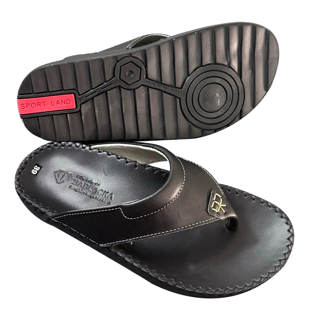 Dép kẹp nam chất liệu da bò thời trang cá tính