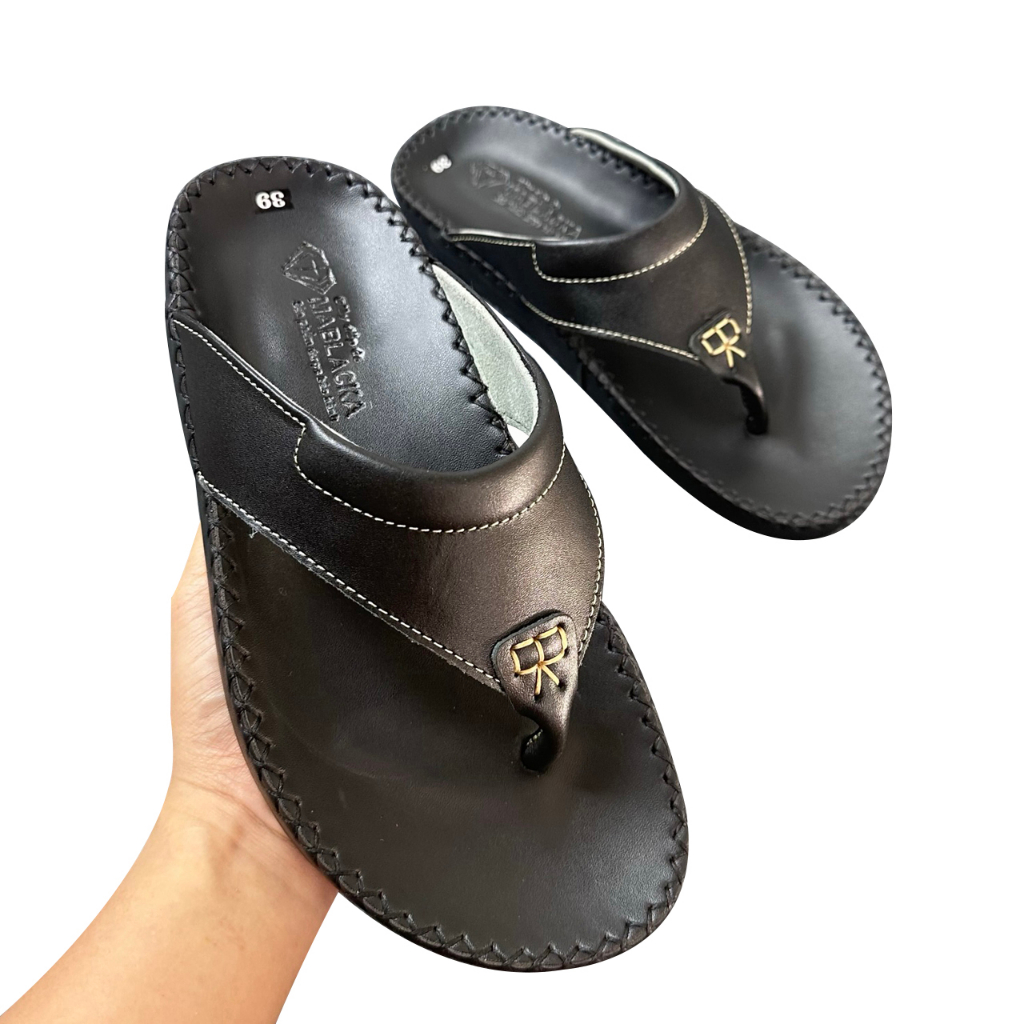 Dép kẹp nam chất liệu da bò thời trang cá tính