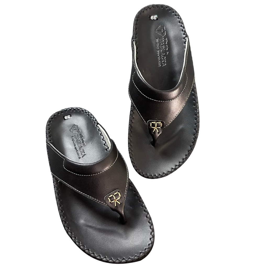 Dép kẹp nam chất liệu da bò thời trang cá tính