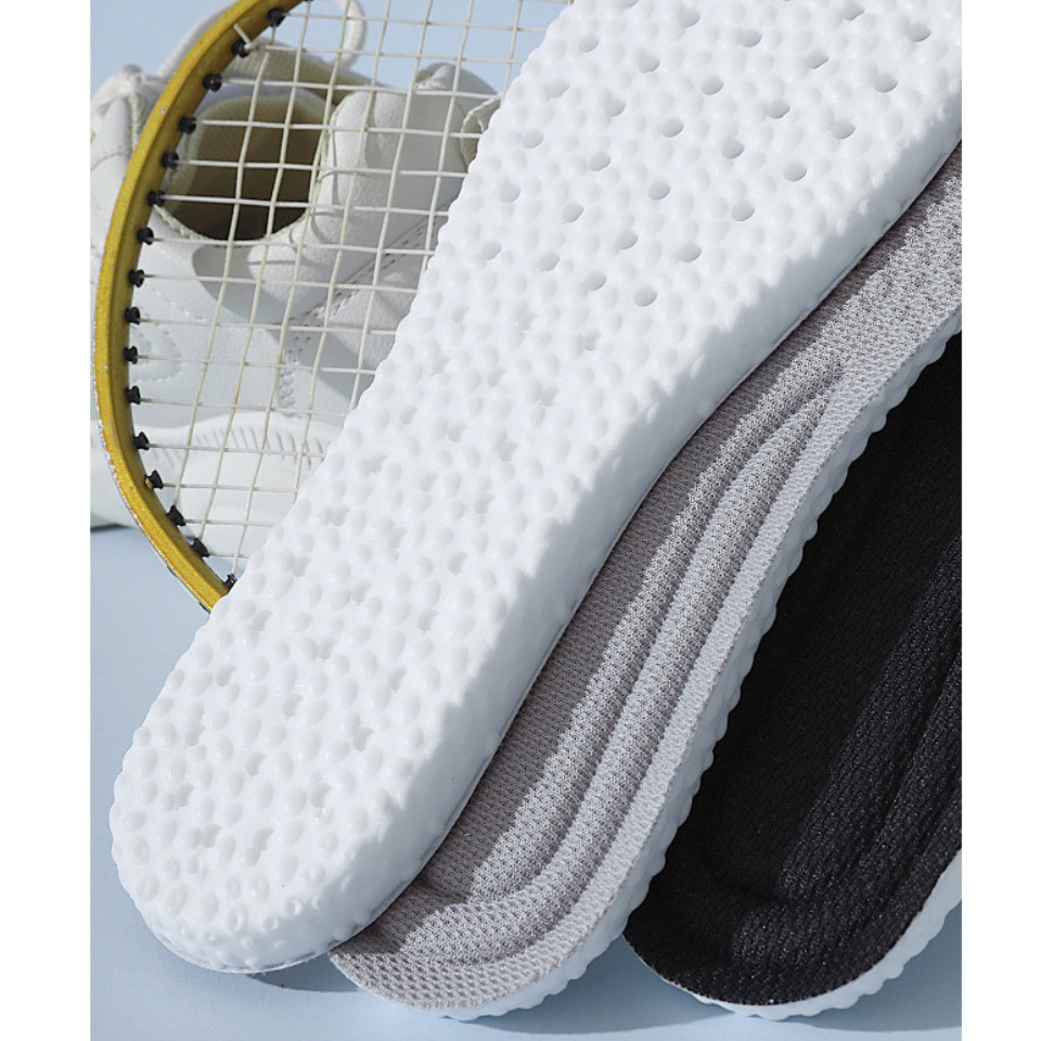 Lót Giày Thể Thao Cao Su Non-Êm Chân Nam Nữ Cao Cấp, Khử Mùi, Thoáng Khí, Ngăn Vi Khuẩn