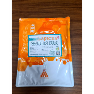 Bột tỏi q- spices galic f800 1kg - rồng xanh foods