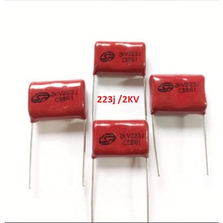 Tụ cbb81 2kv 223j 0.022uf, sửa chữa thay thế vợt muỗi điện, tụ cao thế