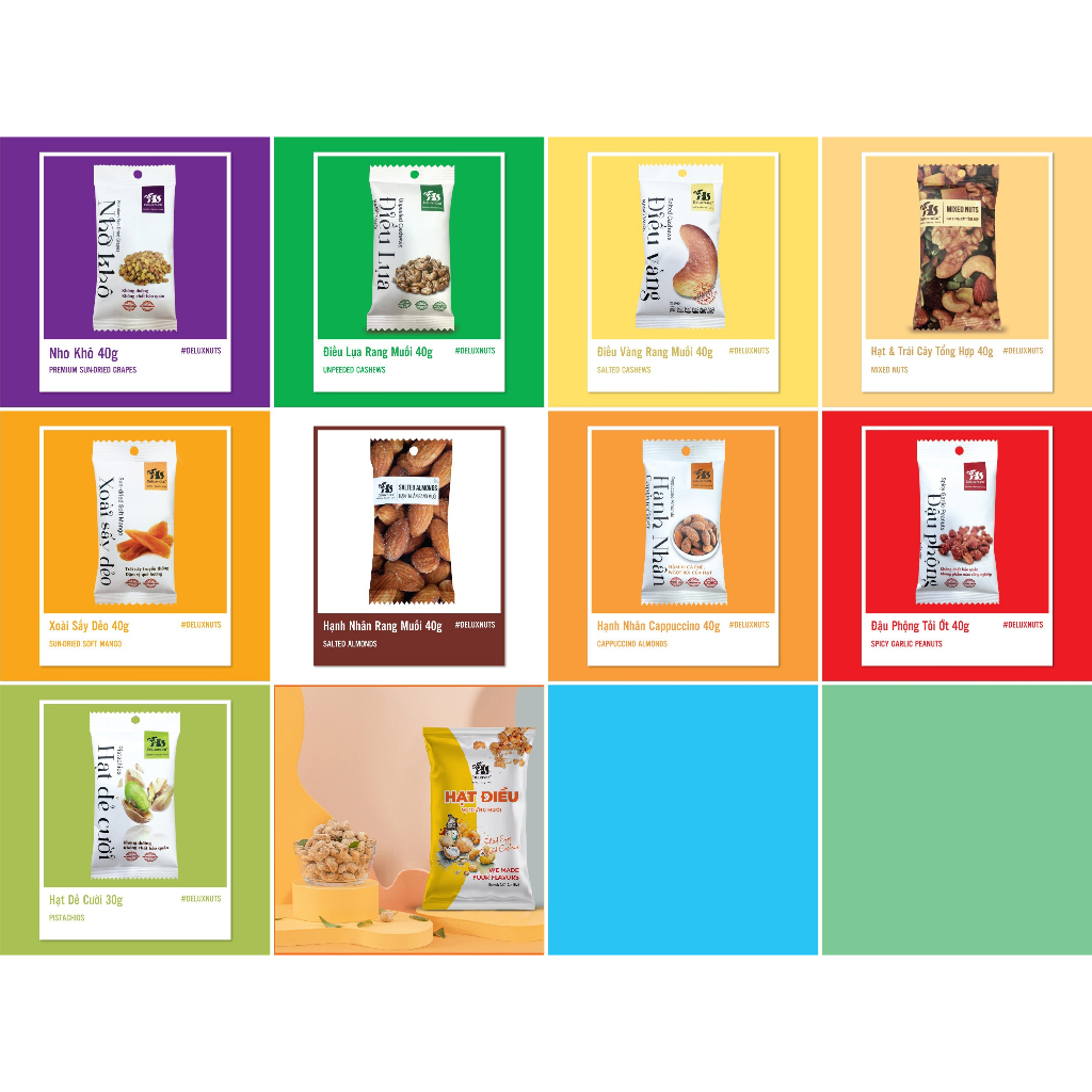 HỘP MIX 10 GÓI - 10 LOẠI SẢN PHẨM