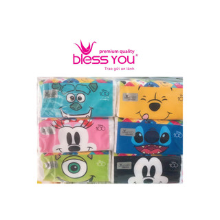 Lốc 6 bịch khăn giấy Popup Bless You Selection Disney chính hãng