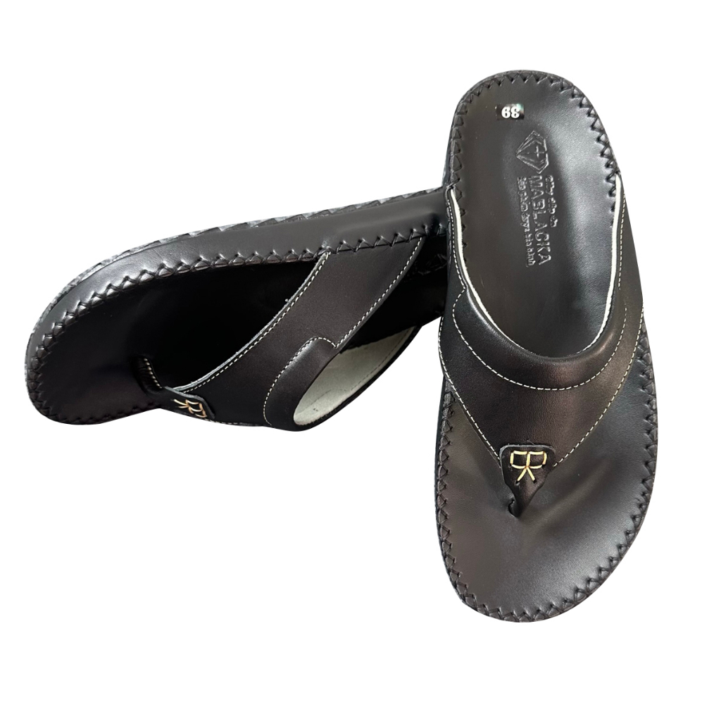 Dép kẹp nam chất liệu da bò thời trang cá tính