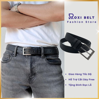 Thắt Lưng Da Nam Thời Trang Hàn Quốc Roxi Belt - Dây Nịt Da Pu Phong Cách Đơn Giản TLN010