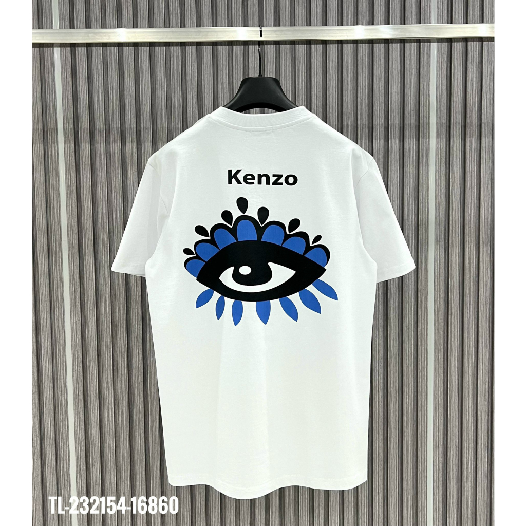 Phông Kenz0 Phối Mắt Trước Và Sau New - Vải Cotton Dày Dặn - Áo Phông Không Cổ Hot Trend 2023 Nam Nữ - Form Dáng Đẹp