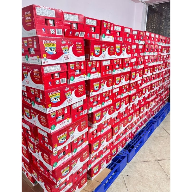 Thùng 18 Hộp Sữa Tươi Horizon Nước Horizon Organic Whole Milk cho bé từ 12 tháng tuổi 236ml/hộp của Mỹ