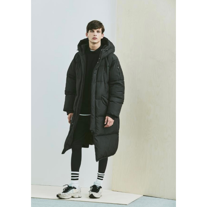 Áo phao dáng dài, áo đi tuyết áo phao lông vũ đi lạnh (-20•C) thương hiệu HUM Hàn quốc unisex, áo phao đại hàn siêu ấm