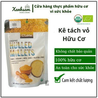 Hạt kê hữu cơ đã tách vỏ C’LaVie 200g-XanhSam Natural Organic