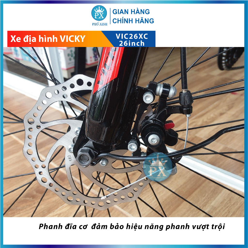 XE ĐỊA HÌNH VICKY BÁNH 26 INCH