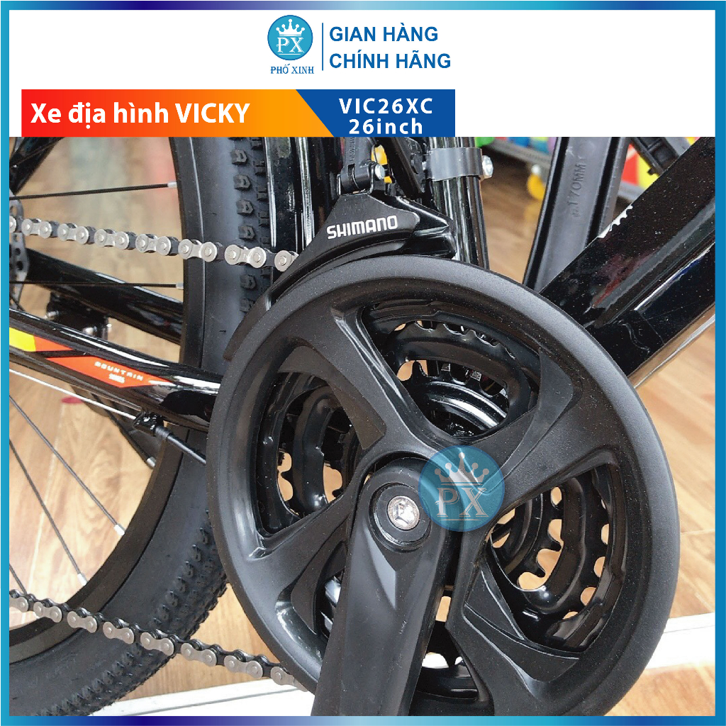 XE ĐỊA HÌNH VICKY BÁNH 26 INCH