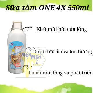 Sữa tắm cho chó mèo one 4x 550ml