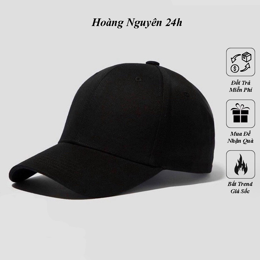 Mũ Lưỡi Trai Nón Kết trơn Quai dán 423 Phong Cách Ulzzang Form Unisex Nam Nữ