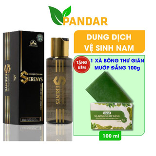Dung dịch vệ sinh nam SERENYS Nước rửa vệ sinh nam giới thảo dược khử mùi diệt khuẩn nước rửa phụ khoa 100ml PANDAR