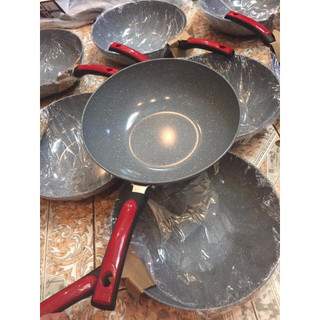 CHẢO VÂN ĐÁ SÂU LÒNG CERAMIC CAO CẤP