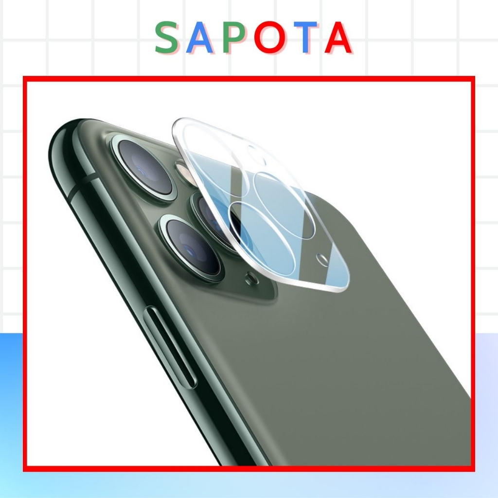 Kính Cường Lực Camera Iphone Cho Điện Thoại Ip 6 6s Plus 7 8 Plus X Xr Xs 11 12 13 14 Pro Max Promax SAPOTA