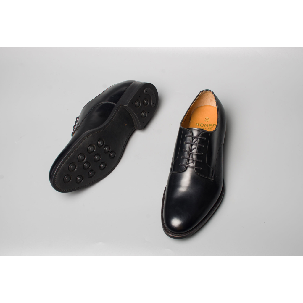 Giày Da Nam Cao Cấp Kiểu Dáng Derby Chất Liệu Da Bê Nhập Khẩu
