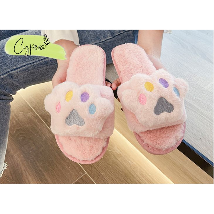 Dép bông hoa thêu hình xinh xắn đế chống trơn cao cấp - D151 - D152 - D154 - D159