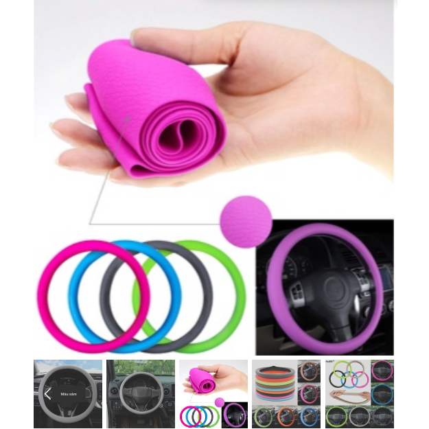BỌC VÔ LĂNG SILICON MỀM Mại Chống Thấm CHỐNG TRƯỢT SPORT GTS CAR ☘️AsiaMart88 ☘️