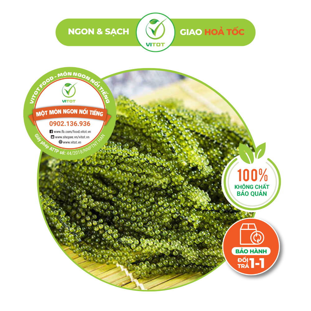 [HỎA TỐC] Rong Nho Biển Hữu Cơ