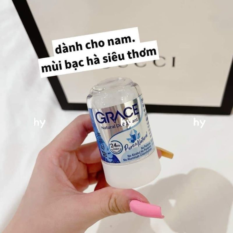 Lăn khử mùi đá khoáng Grace Thái Lan