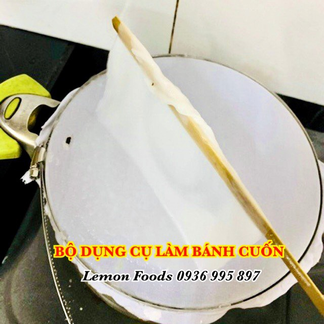 Bộ khuôn làm bánh cuốn, tráng bánh tại nhà