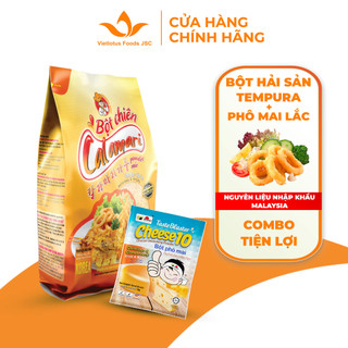 Combo Bột Chiên Tempura Hải Sản Calamari + Bột lắc phô mai Verozyme 30G - Tiện lợi