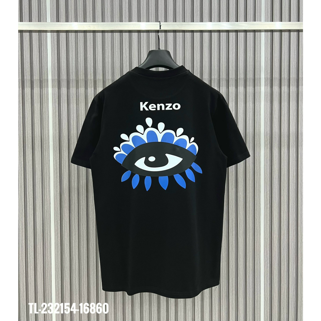 Phông Kenz0 Phối Mắt Trước Và Sau New - Vải Cotton Dày Dặn - Áo Phông Không Cổ Hot Trend 2023 Nam Nữ - Form Dáng Đẹp