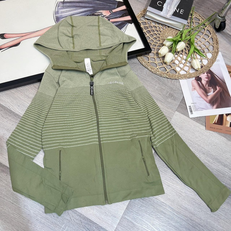 ÁO KHOÁC NỮ KẺ NGANG DỆT KIM QC 40-65kg